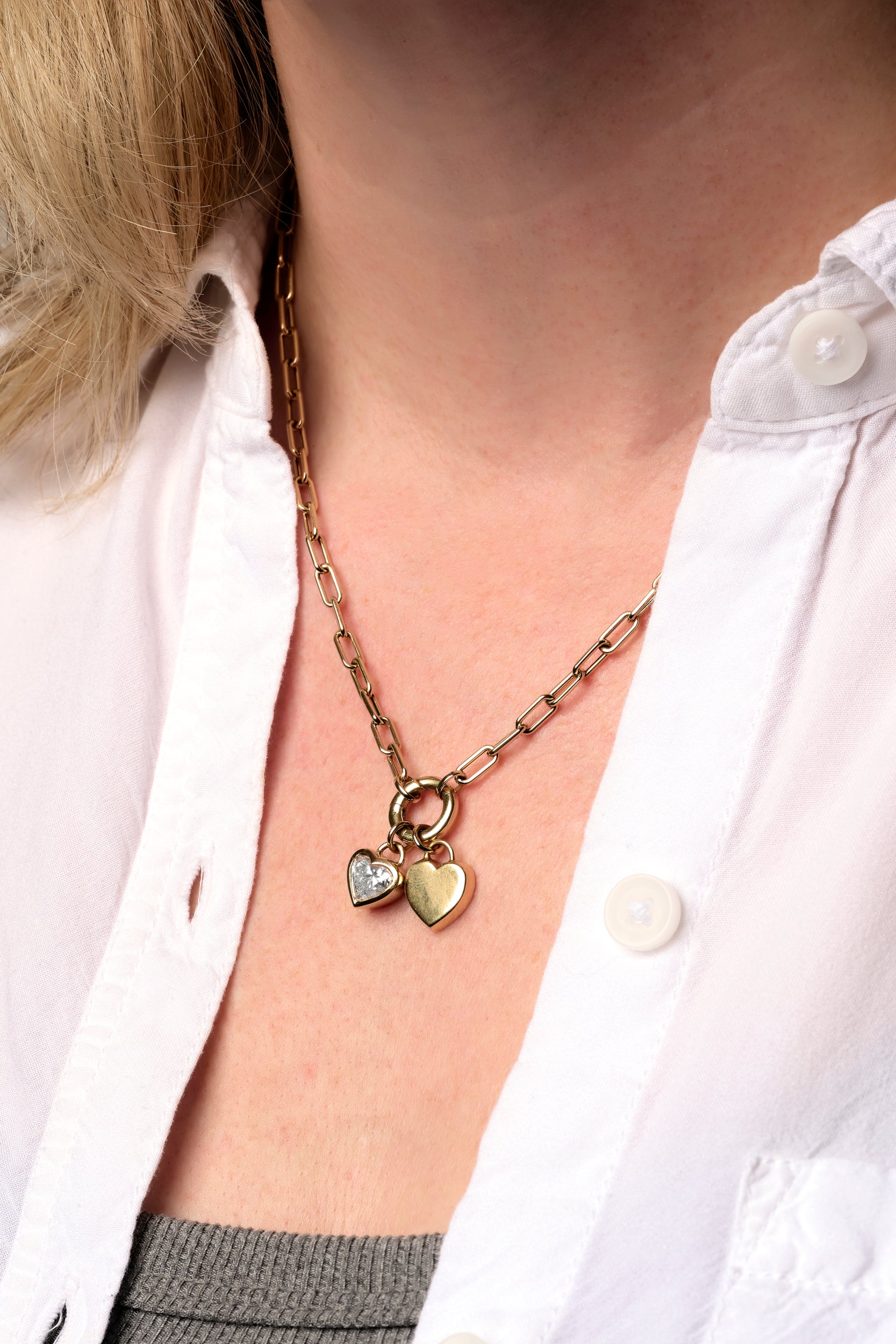 Two Big Loves Necklace