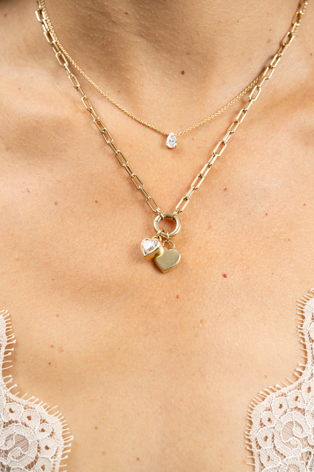 Two Big Loves Necklace