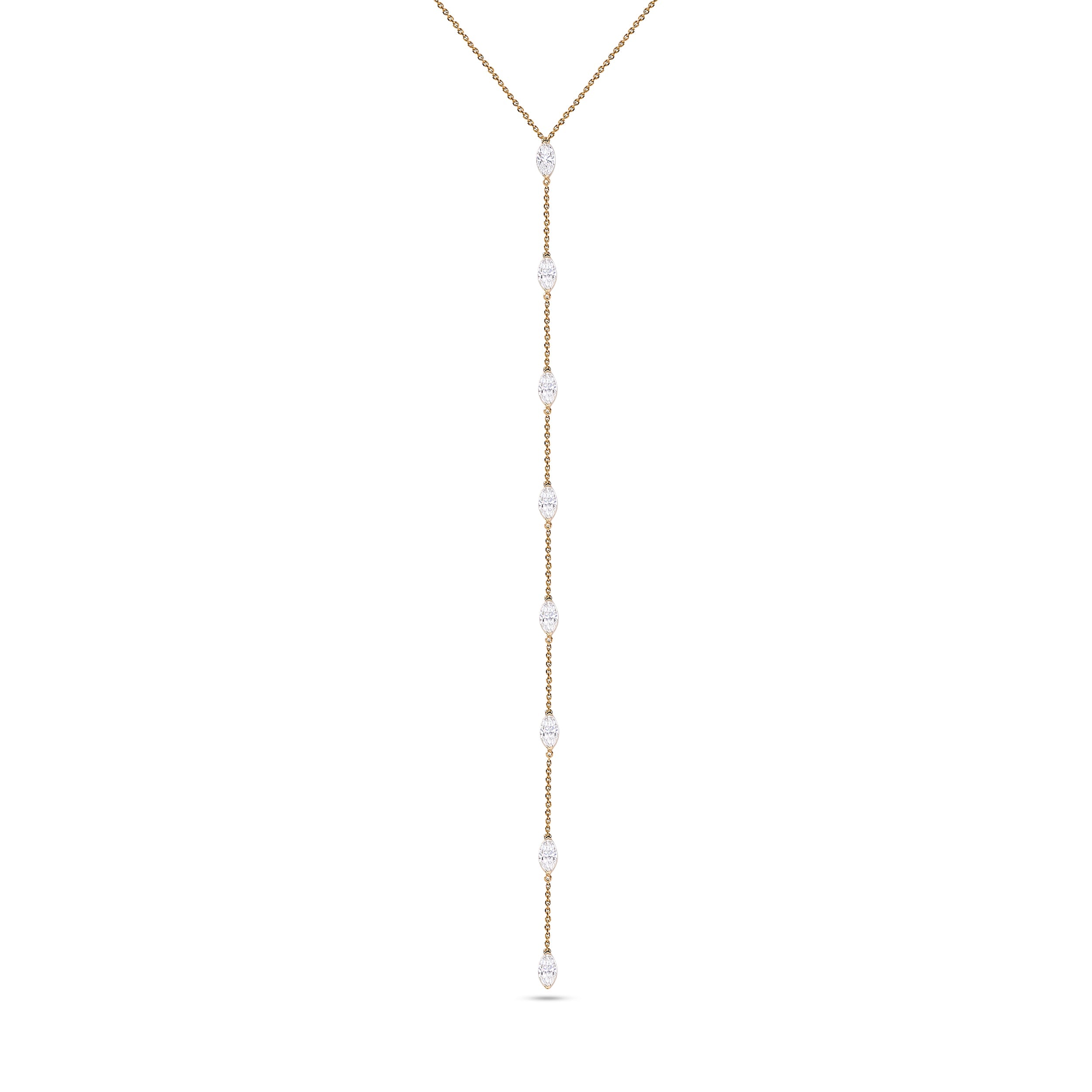 Long Marquise Lariat